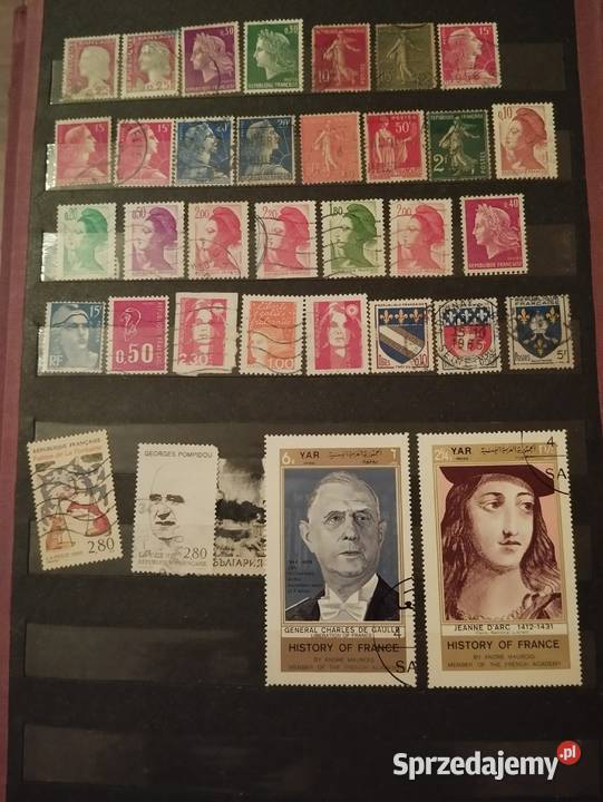 Piękna kolekcja znaczków w rodzinie lat Olsztyn