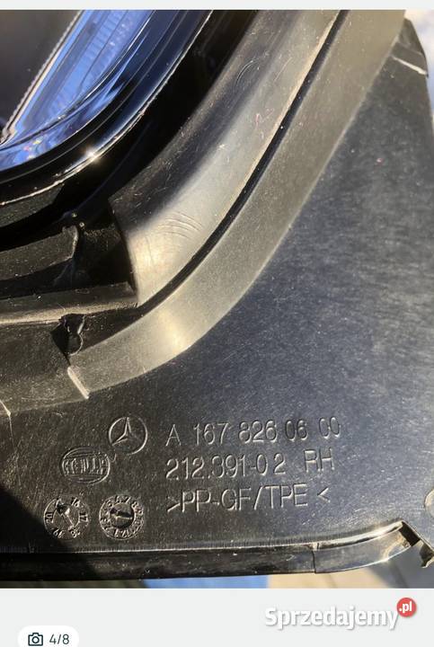 Lampa prawa z Mercedes Benz w167 suv śląskie Krzyżanowice