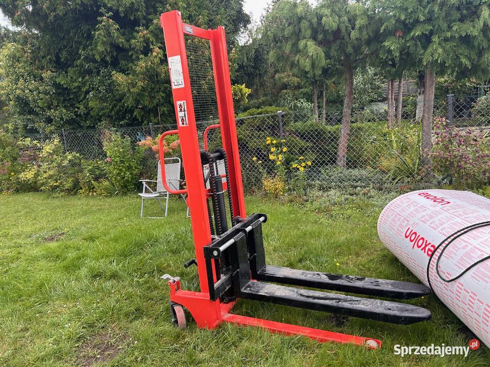 Wózek hydrauliczny podnośnikowy z rozsuwanymi sprzedam