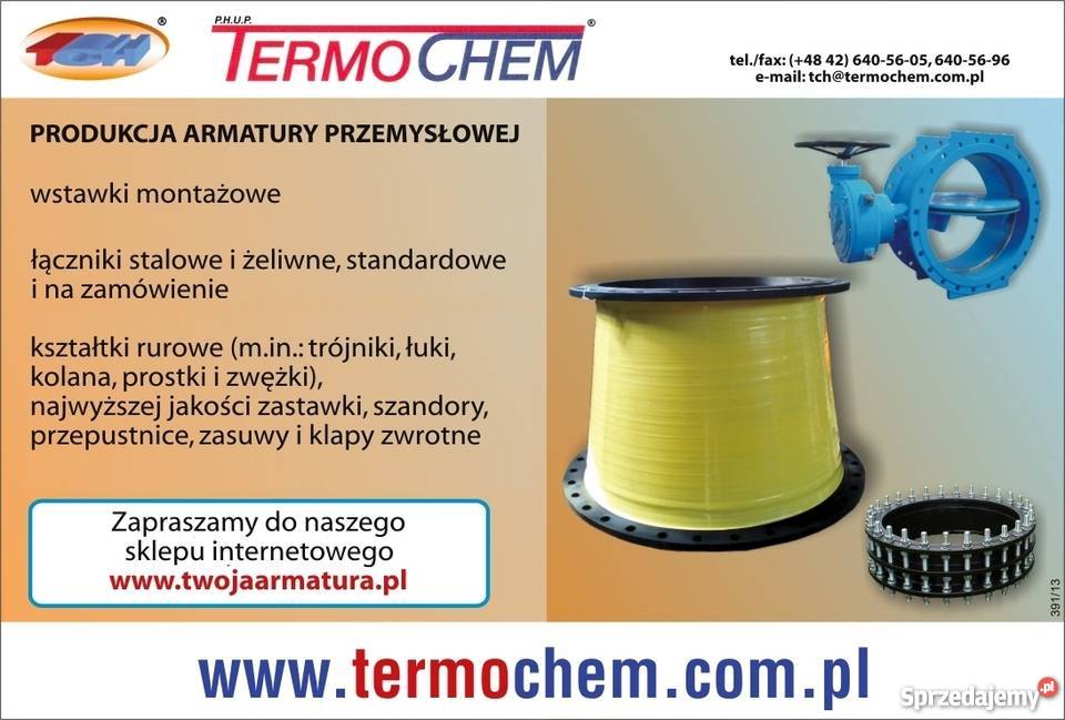 Zasuwa kołnierzowa z miękkim uszczelnieniem Głowno