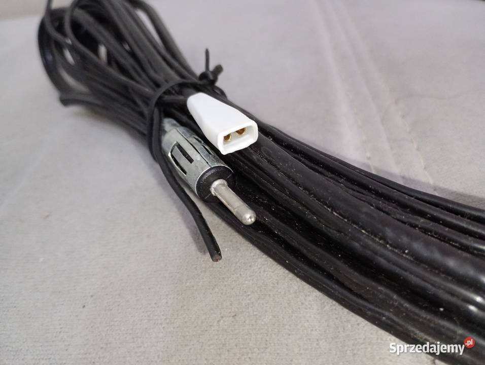 kabel przewód antenowy auto z zasilaniem długość Szczecin