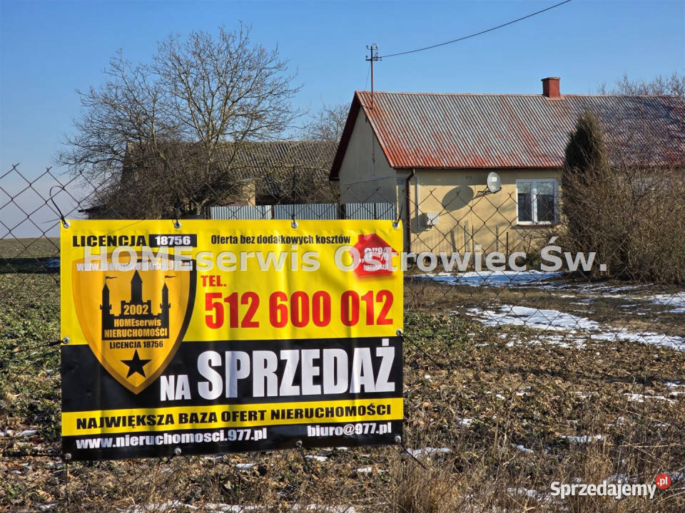 Dom wolnostojący Bidziny 65m2 świętokrzyskie