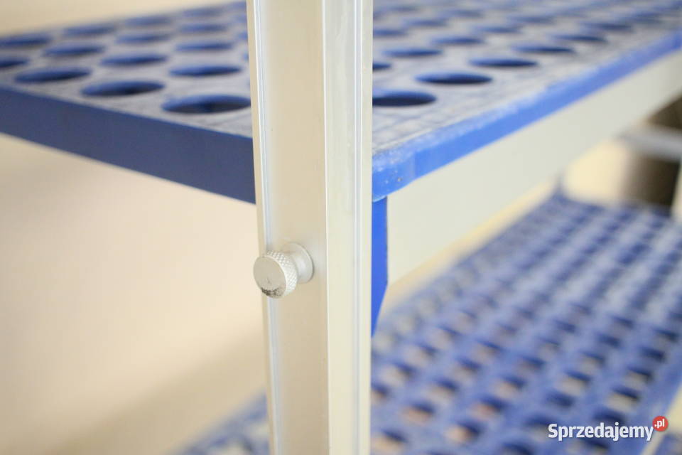 Regał aluminiowo polietylenowy 4 półki szer 125 Pszczyna