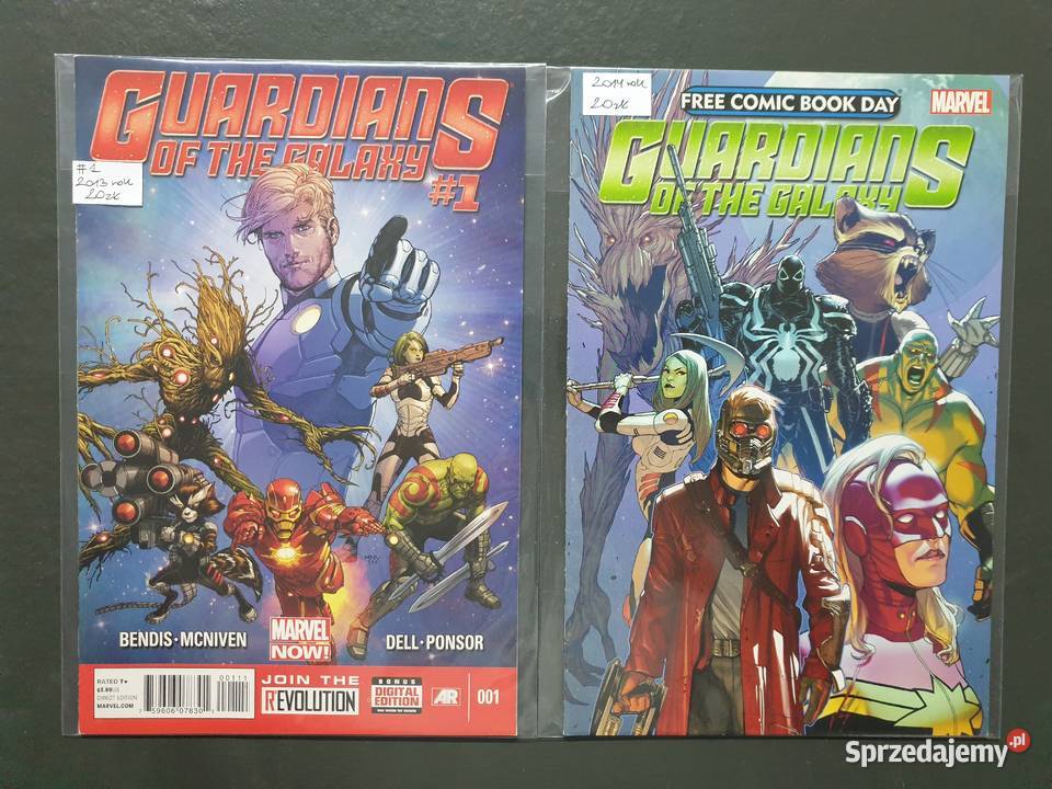 Guardians Of The Galaxy zestaw 13 komiksów Gdynia