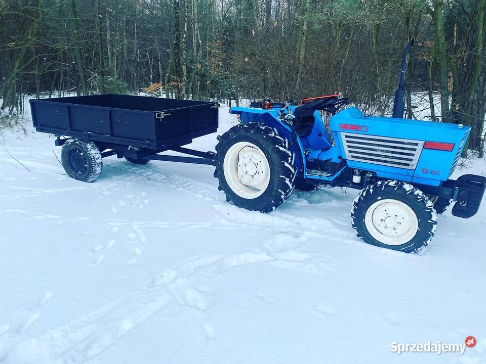Przyczepa ogrodowa 2 tonowa kiprowana na 3 nieuszkodzony