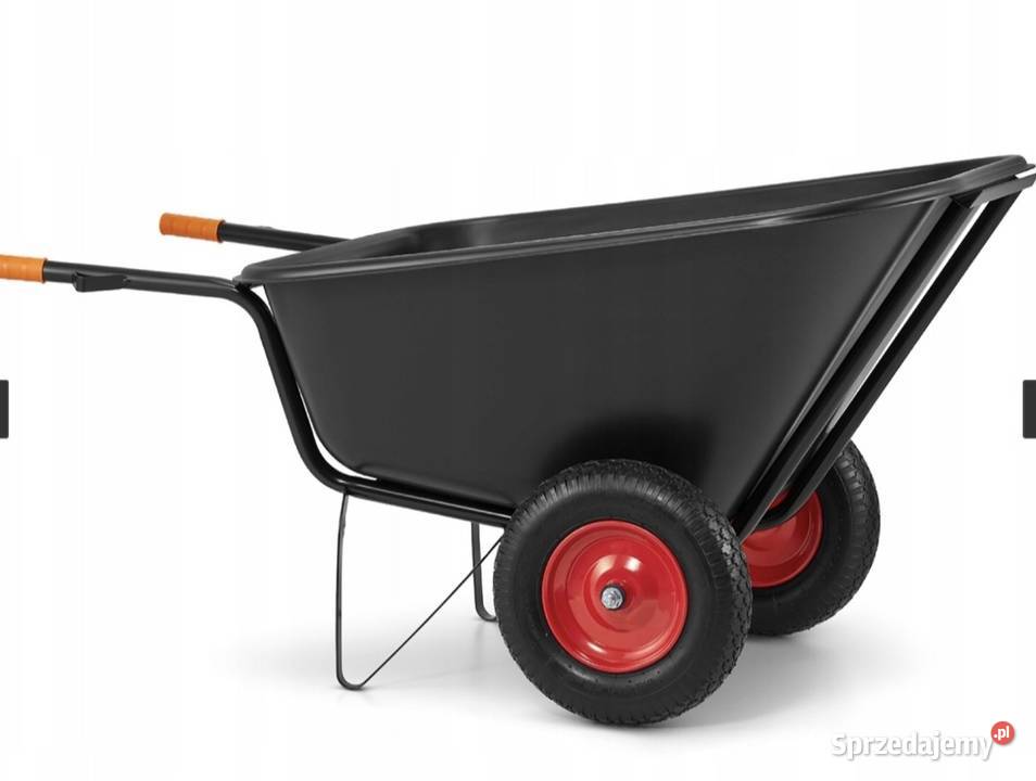 Taczka z tworzywa dwukołowa 240L o ładowność 300 małopolskie Kraków sprzedam