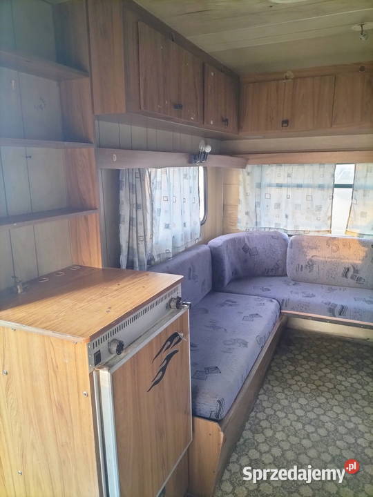 Przyczepa kempingowa na budowę działkę bez