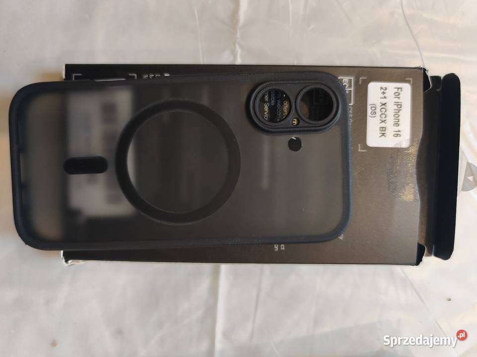 Plecki iPhone 16 czarne Palędzie