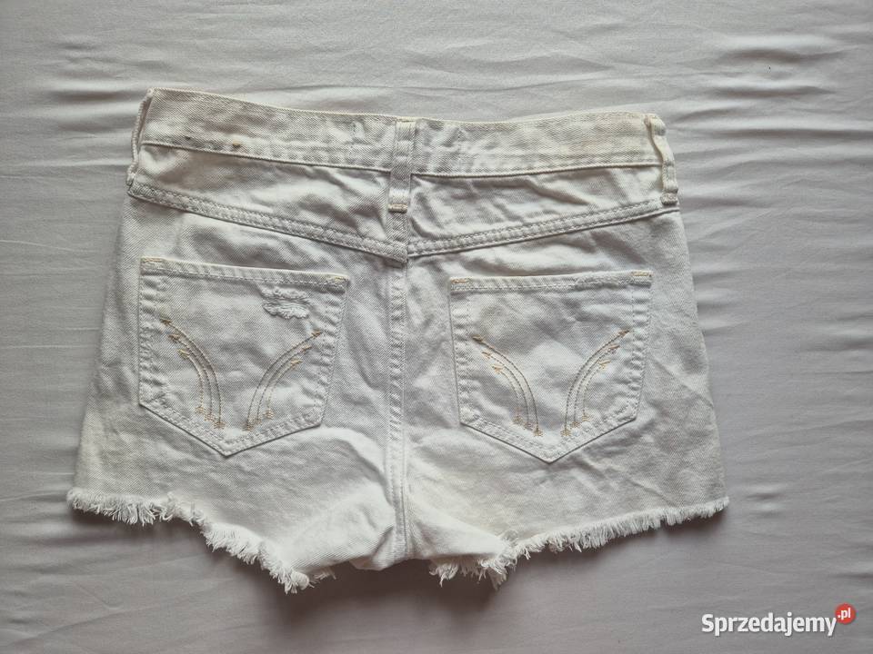 Krótkie spodenki białe Hollister Brzesko