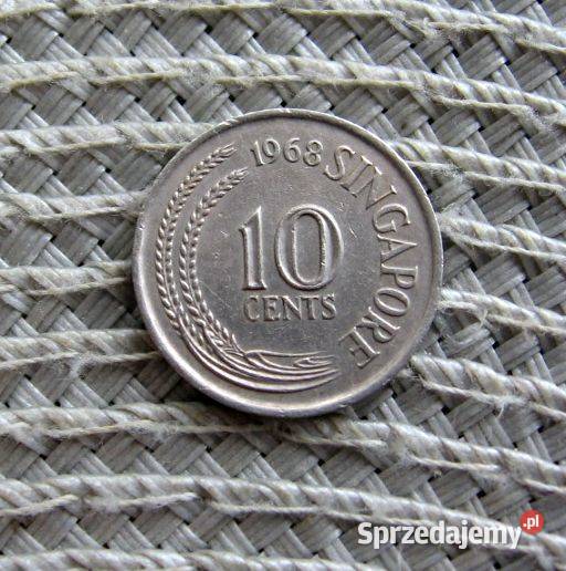 Singapur 10 Cent 1968r