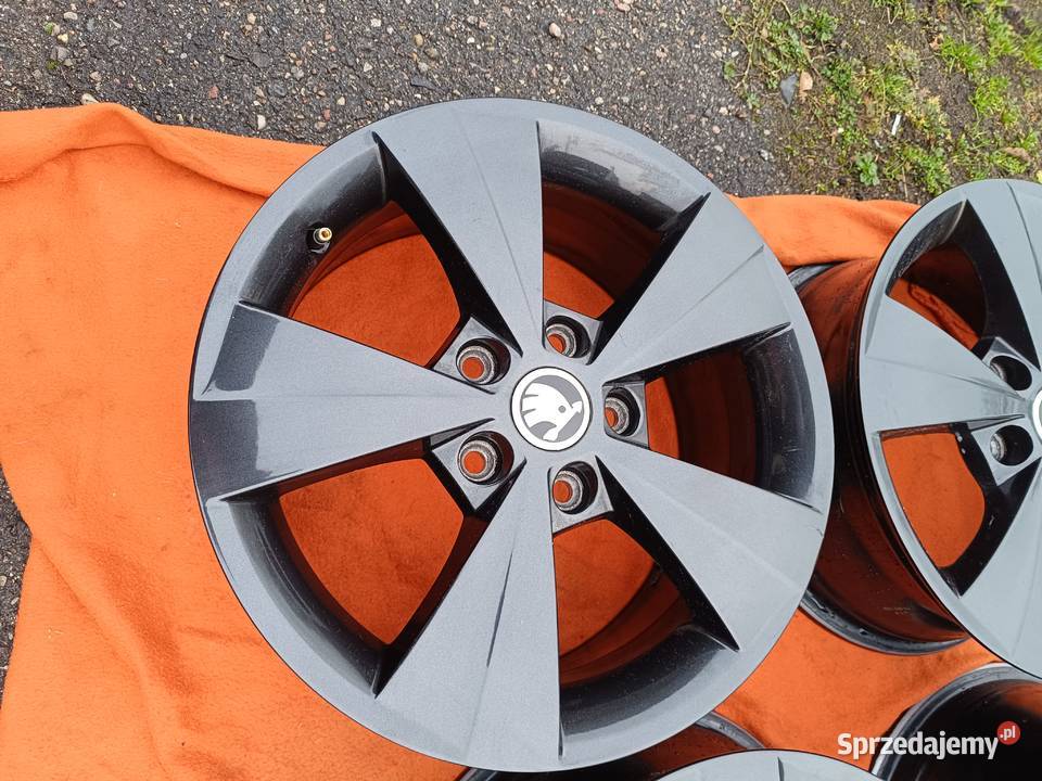 Komplet felg oryginalne skoda 16 aluminiowe lubuskie Gorzów Wielkopolski