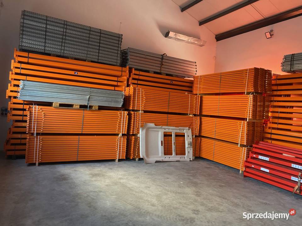 Regaly paletowe przemysłowe magazynowe ramy H400