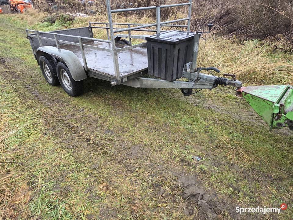 Przyczepa laweta Hapert 2 tony DMC budowlano Do Namysłów
