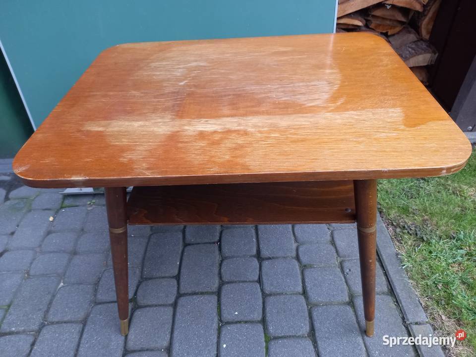 Stary stolik patyczak PRL vintage Rawicz sprzedam