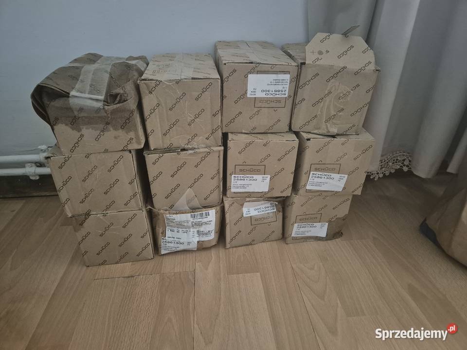 Klamki aluminiowe marki shucko Nowe srebrne 130 Suchorzów