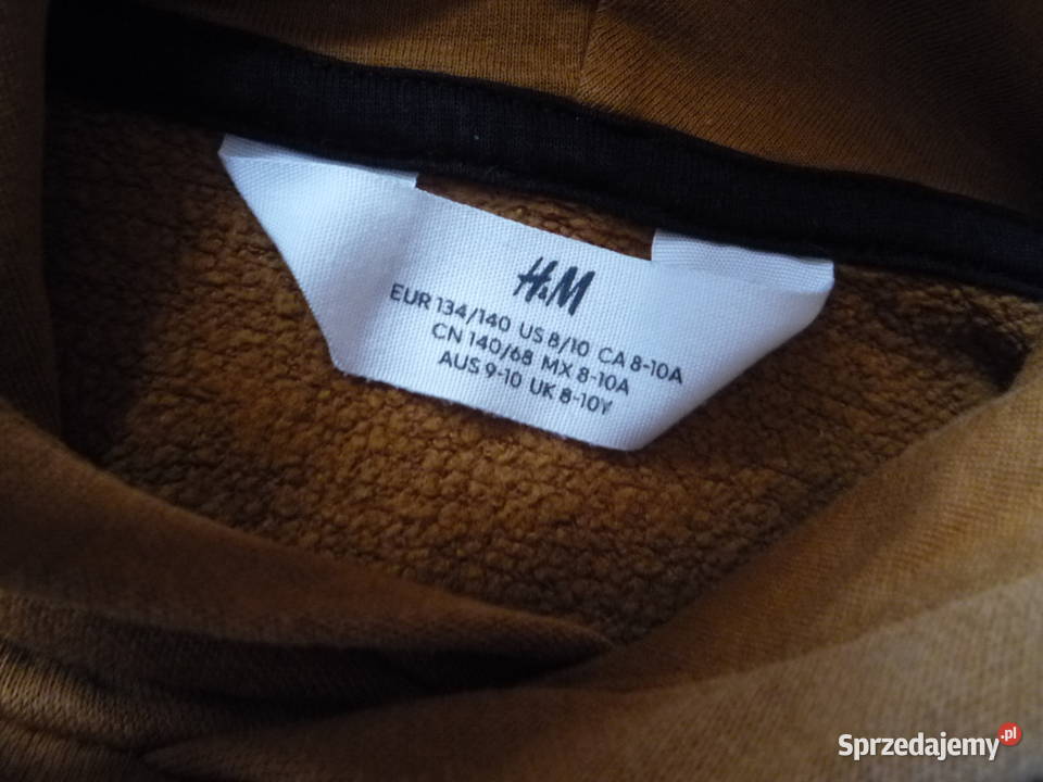 HM 134 Brązowa Bluza dresowa kangurka Szczecin