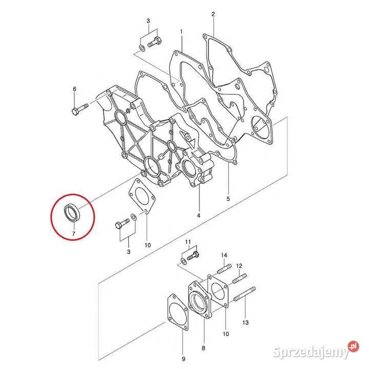 Uszczelniacz 35 x 50 x 8 mm LS i28 LS R28i LS XJ Tajęcina