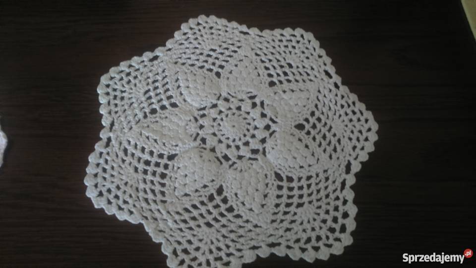 Serwetka szydełkowa śnieżynka 35 serweta krem inny kolor Radom
