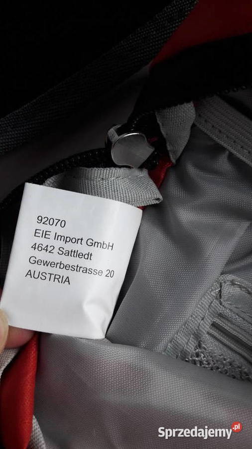 Plecak turystyczny rowerowy Crane czerwony Głuchołazy