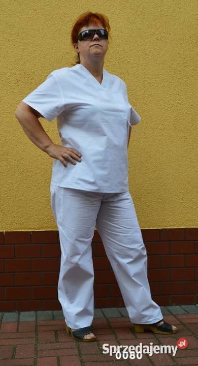 Mundurek Medyczny 50 Komplet spodniebluza Biznes i Przemysł