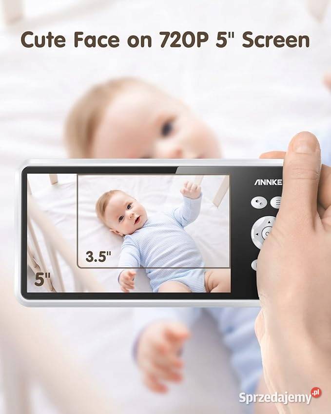 Niania elektroniczna Annke biały Myszyniec