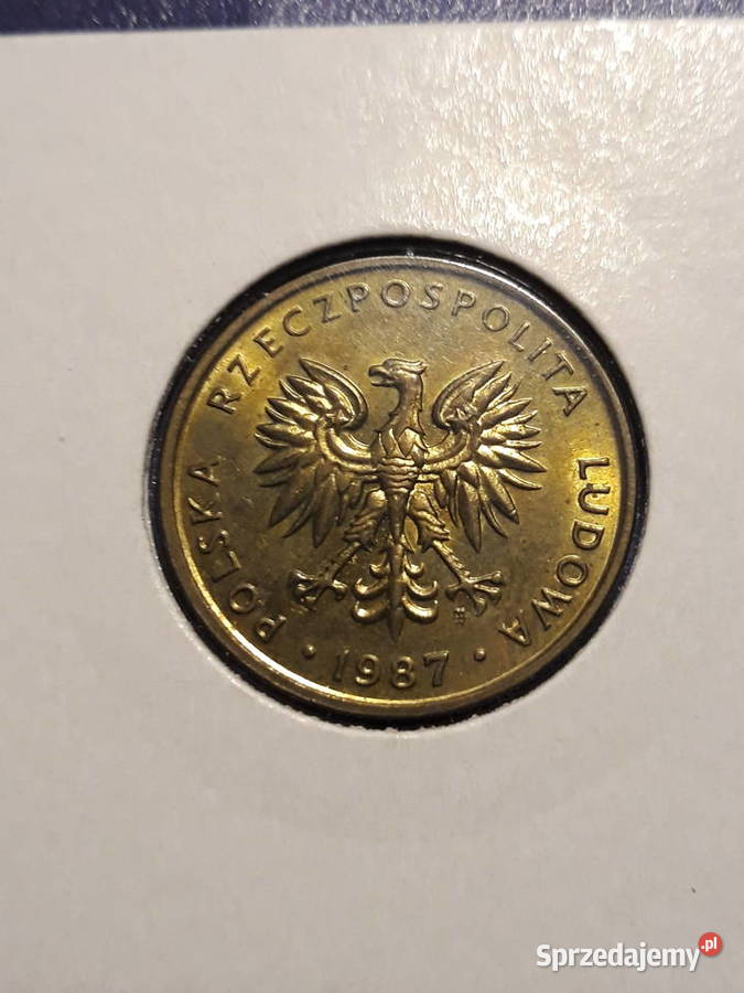 5 złotych 1987 r około mennicze
