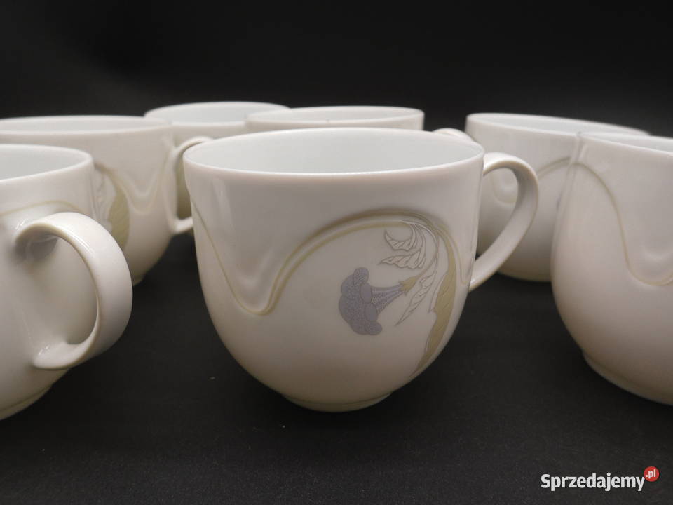 Porcelanowa filiżanka Kaiser model Domino wzór Porcelana i szkło Raszków