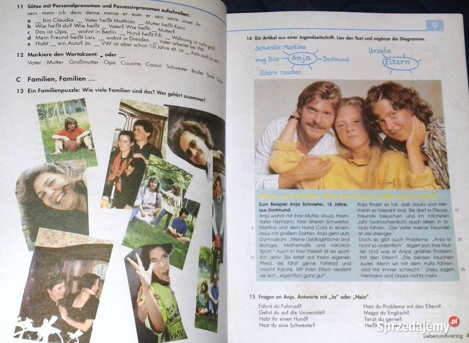 Deutsch als Fremdsprache fr Jugendliche Cz 1 lubelskie Chełm sprzedam