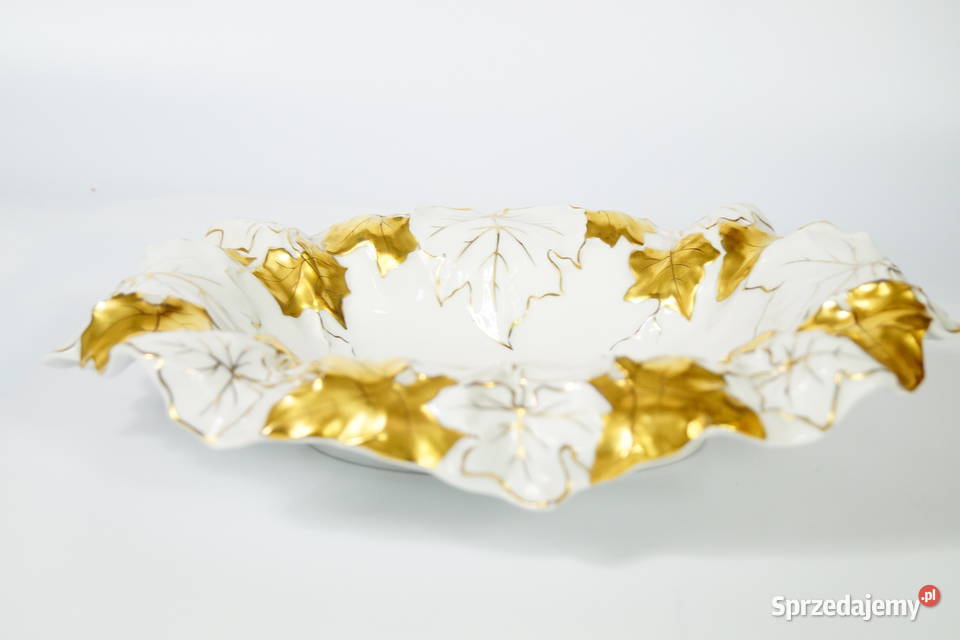 SCHERHOLZ wyjątkowa patera porcelanowa kwiaty Gizałki sprzedam