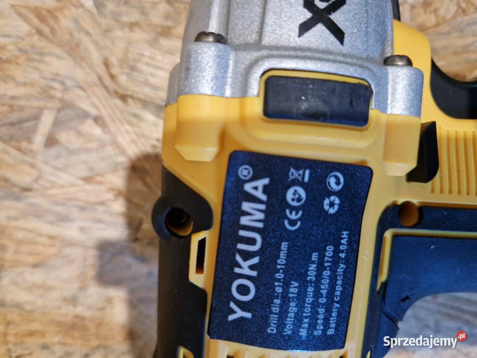 Akumulatorowy Klucz Udarowy Yokuma 18V 30NM 40 Głogowa