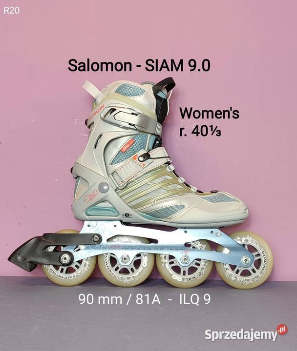 Rolki Salomon SIAM 90 kobiet r 40 13 255 koła 90 Jasień