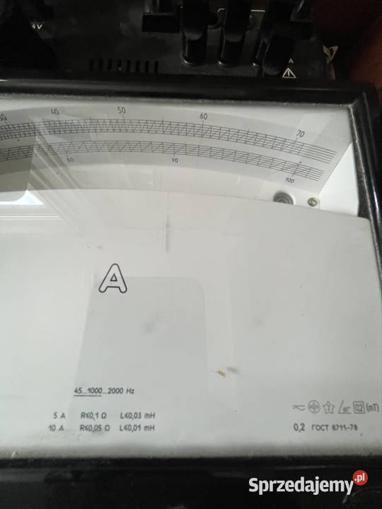 Amperomierz laboratoryjny D5080 radziecki Serock