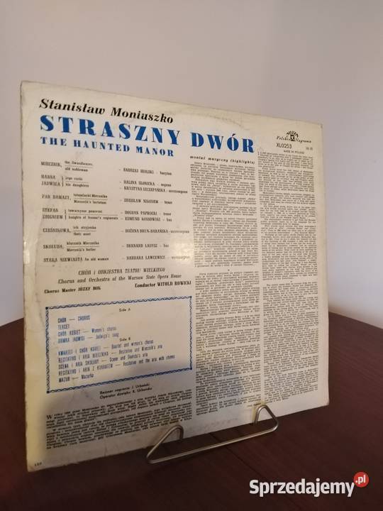 Płyta Winylowa Moniuszko Straszny Dwór 1980 Kultura i Rozrywka Wałbrzych