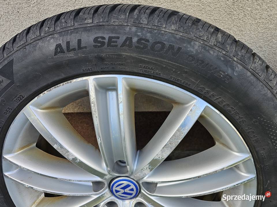 Koła aluminiowe VW Tiguan 7Jx18 5N0 601 0250 Średnica 18" mazowieckie Radom