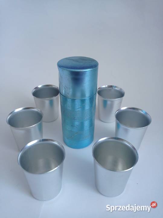 Kieliszki turystyczne z PRL Warszawa