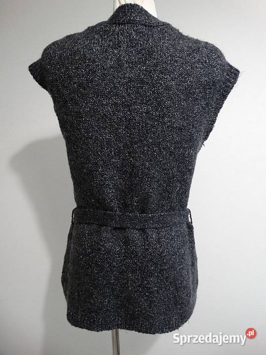 Kamizelka z Paskiem Moherowa Bezrękawnik Sweter Swetry i golfy Swetry i golfy Łomża