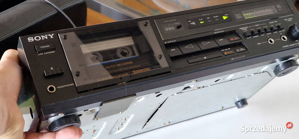 magnetofon SONY TC R 303 TCR303 Cassette Deck wielkopolskie Międzychód sprzedam