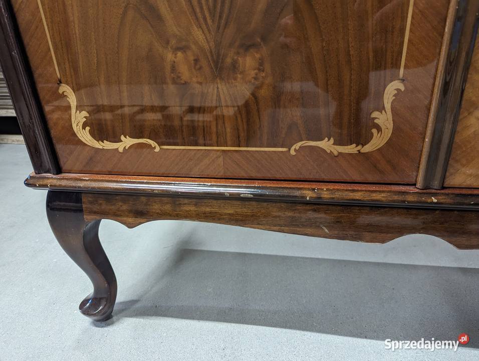 KOMODA BUFET LUDWIKOWSKA ORZECH DREWNIANA ANTYK Wiślinka sprzedam