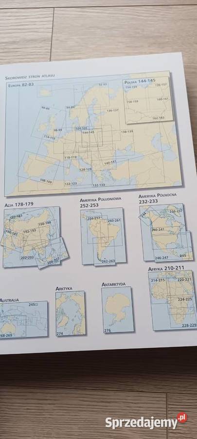 Wielki Atlas Świata twarda Legnica
