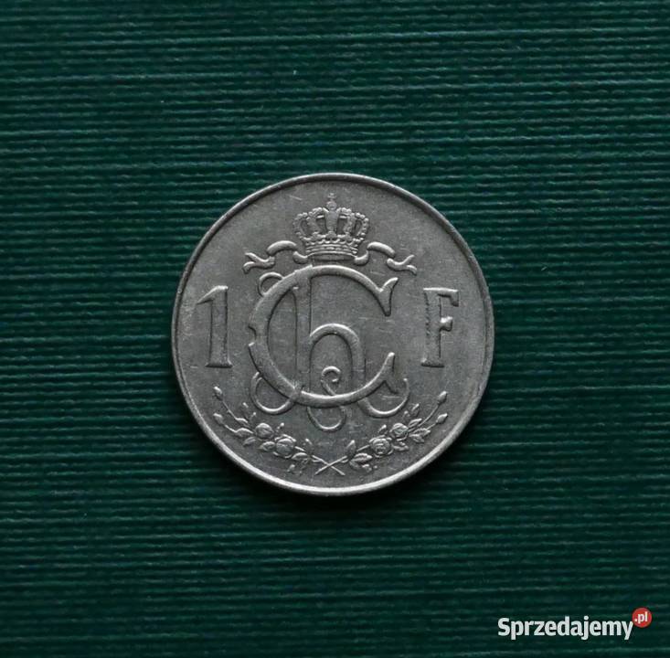 LUKSEMBURG 1 frank 1957r Numizmatyka