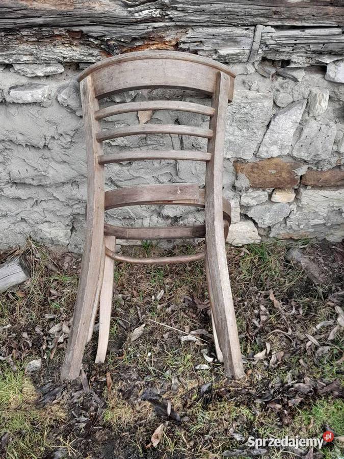 Stare krzesło PRL do renowacji zabytek retro Dąbrowa Górnicza sprzedam