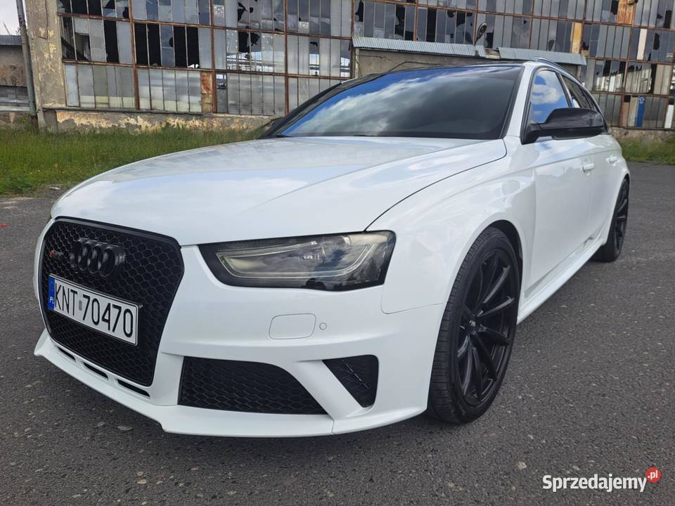 Audi RS4 Avant biały Klikuszowa