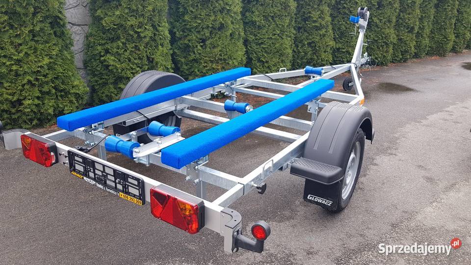 NOWA Mocna firmowaprzyczepa podłodziowa 4 600kg wielkopolskie Plewiska