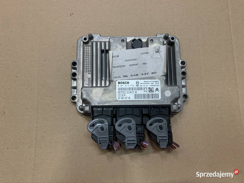 9664843780 komputer sterownik silnika citroen c4 Rok produkcji 2008 Szczecin