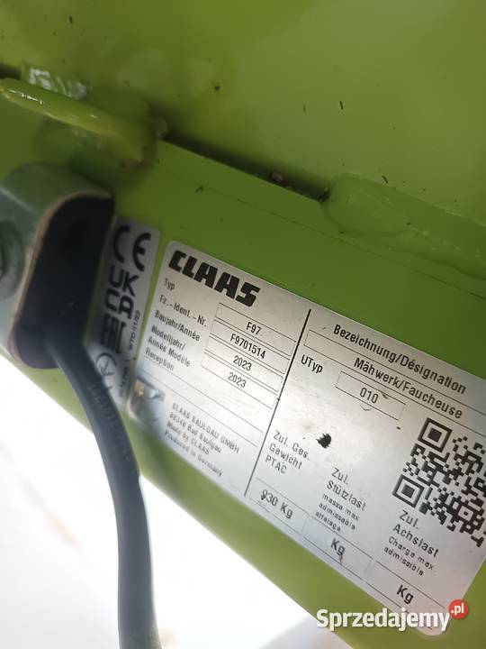 Kosiarka czołowa Claas Disco 3600F podlaskie Dąbrowa Białostocka