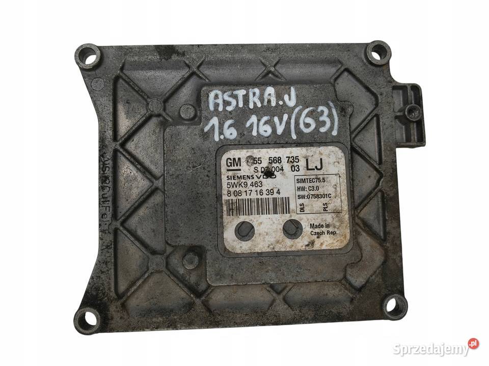 STEROWNIK SILNIKA ECU Opel Astra J H Zafira B 16 Komputery lubelskie Chełm