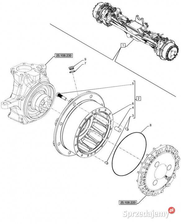 Holland T6070 Piasta 47968638 Jastrzębniki