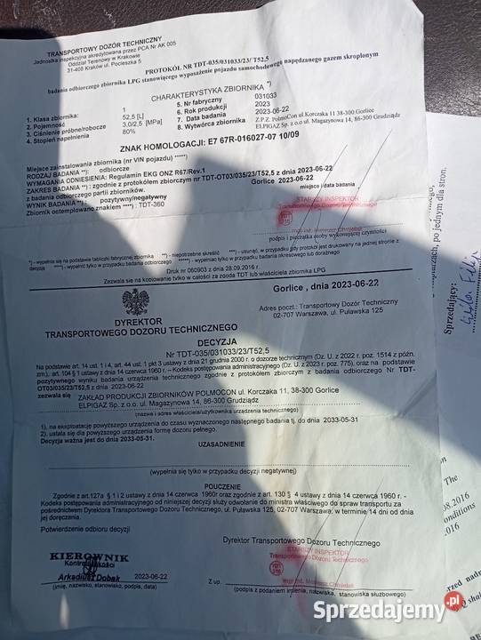 Sprzedam butlę lpg opolskie Gorzów Śląski