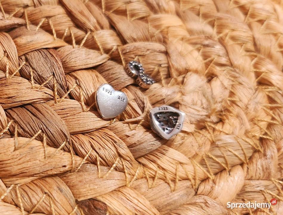 Srebrne petite petitki do medalionu Pandora Charmsy i beadsy Gdańsk