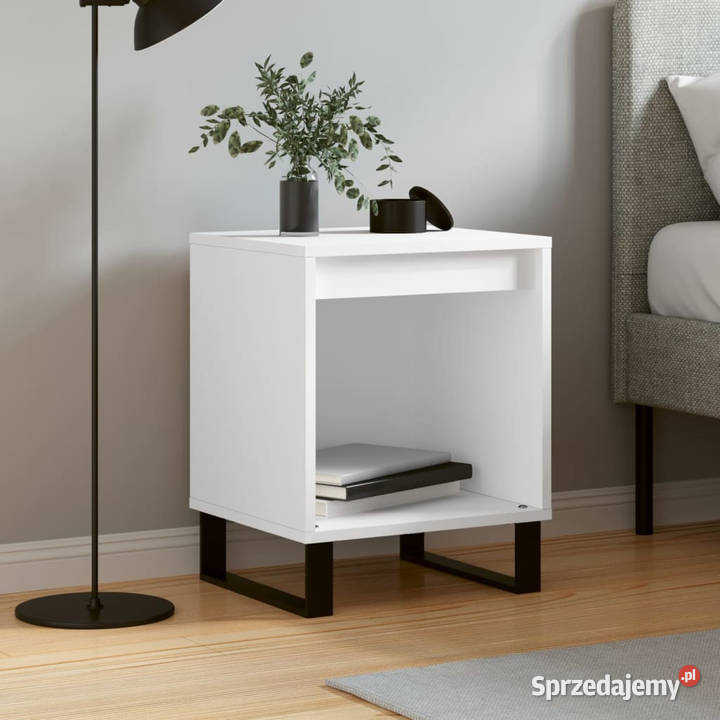 Szafka nocna biała 40x35x50 materiał Warszawa